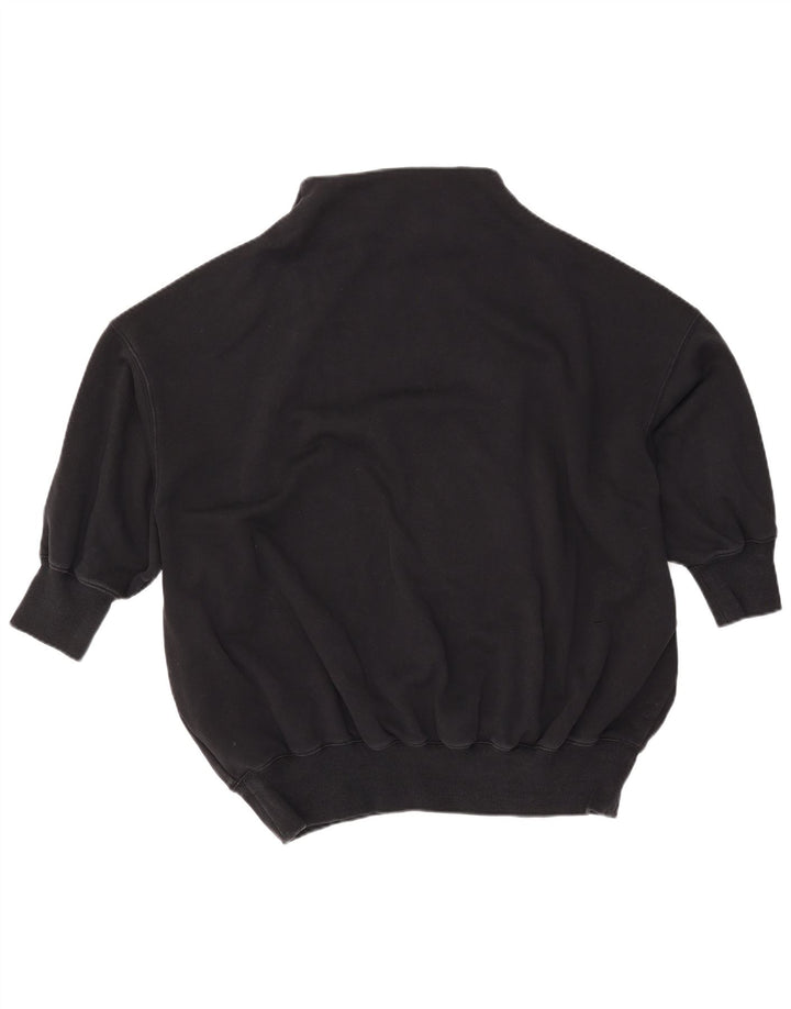 Pulover supradimensionat pentru femei NIKE cu mâneci 3/4, UK 10, mic, negru