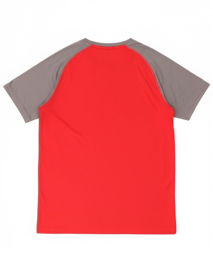 Tricou IsoCool pentru bărbați Mountain Warehouse Top Medium Red Colorblock