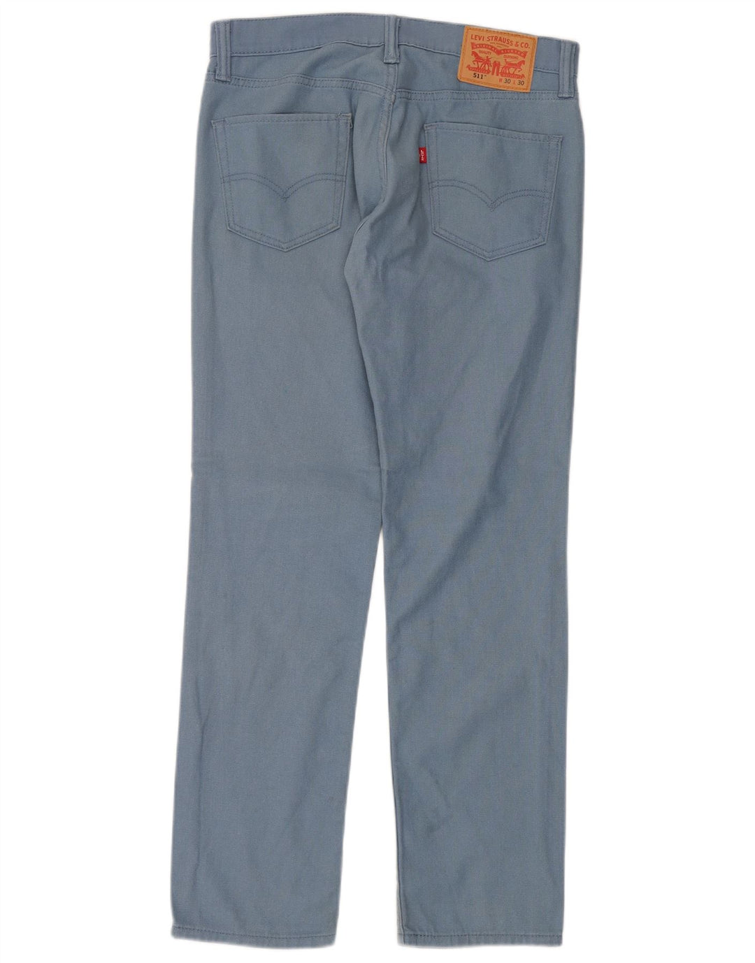 Pantaloni casual Levi's 511 Slim pentru bărbați L30 L30 Bumbac albastru