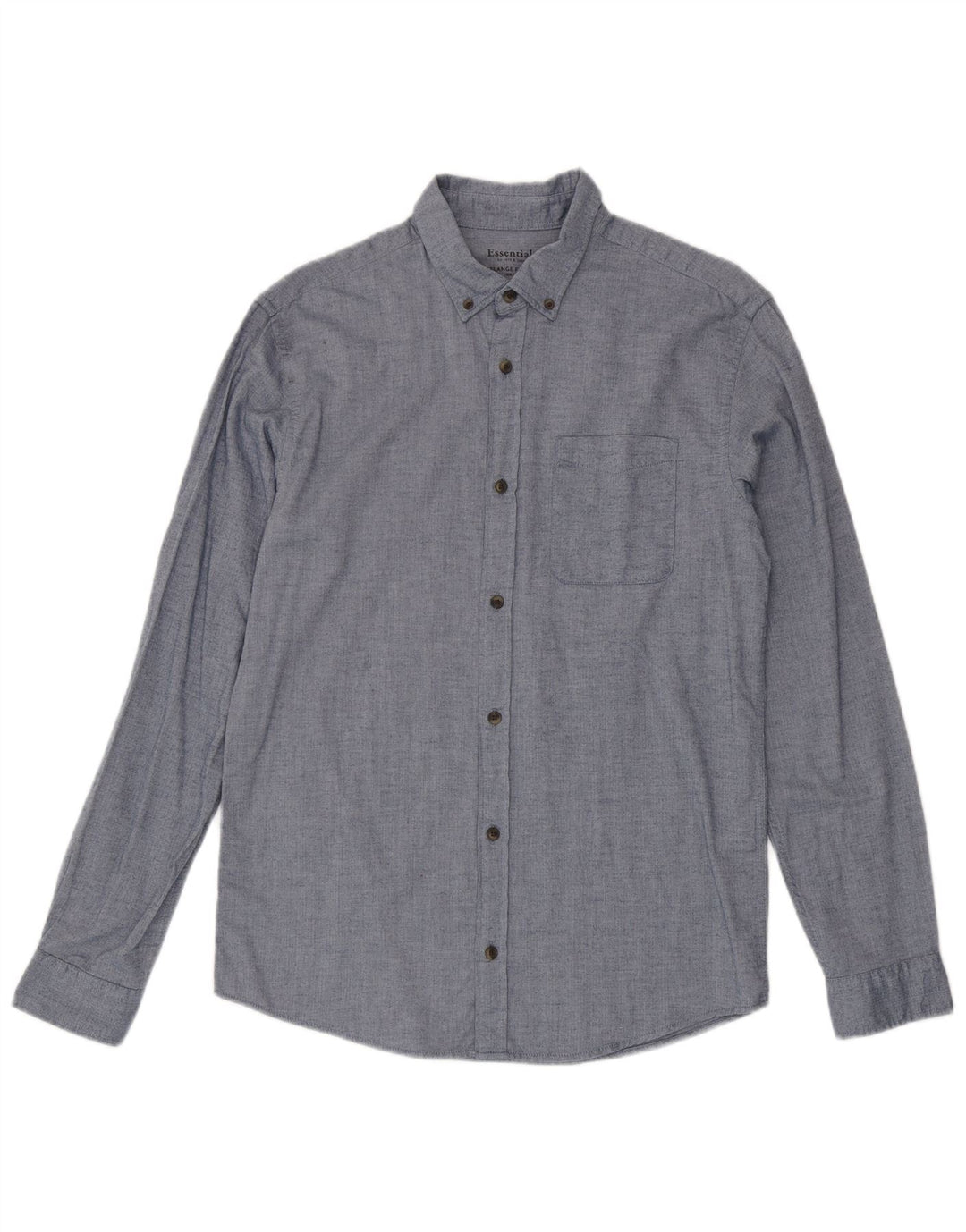 Cămașă de flanel Jack & Jones pentru bărbați, bumbac mare, albastru, în spinare