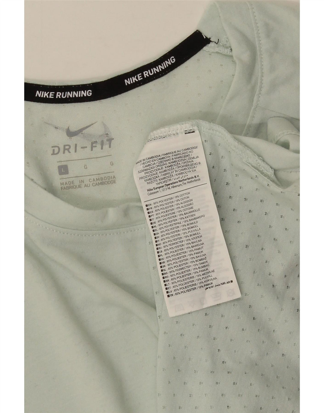 Tricou NIKE Dri Fit pentru bărbați Top mare din poliester verde