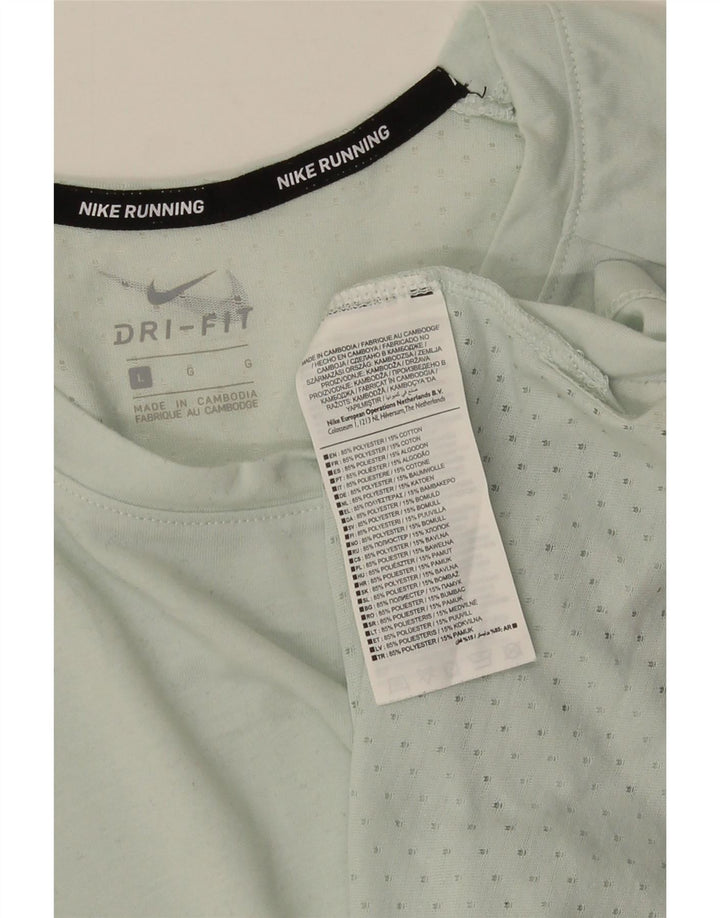 Tricou NIKE Dri Fit pentru bărbați Top mare din poliester verde