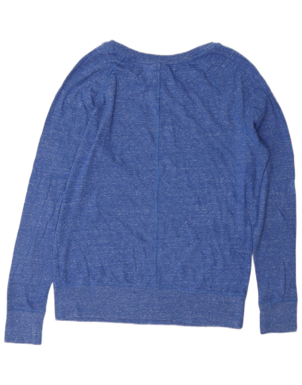 Pulover Nike pentru damă, UK 14, bumbac cu pete albastru mediu