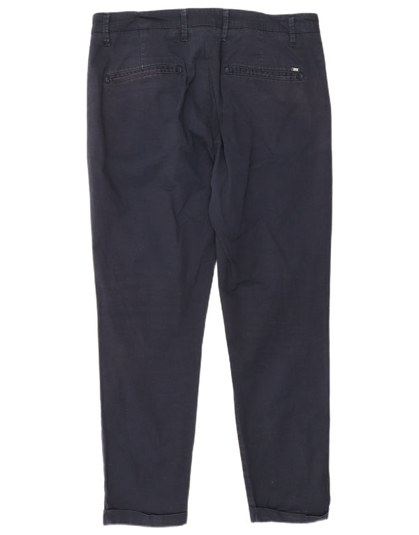 Pantaloni chino subțiri pentru bărbați Liu Jo IT 50 Large W34 L26 Bleumarin Bumbac