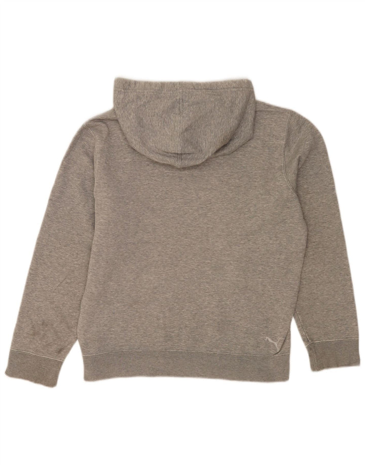 Pulover pentru bărbați Puma Graphic Hoodie, mic, gri, pătat