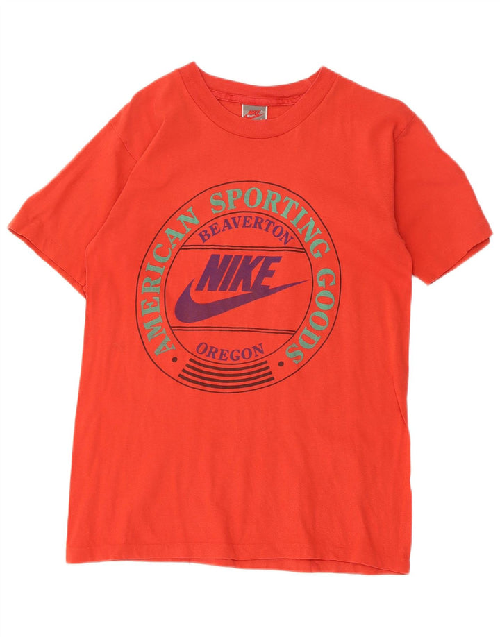 Tricou grafic Nike pentru bărbați Top mic, roșu, bumbac