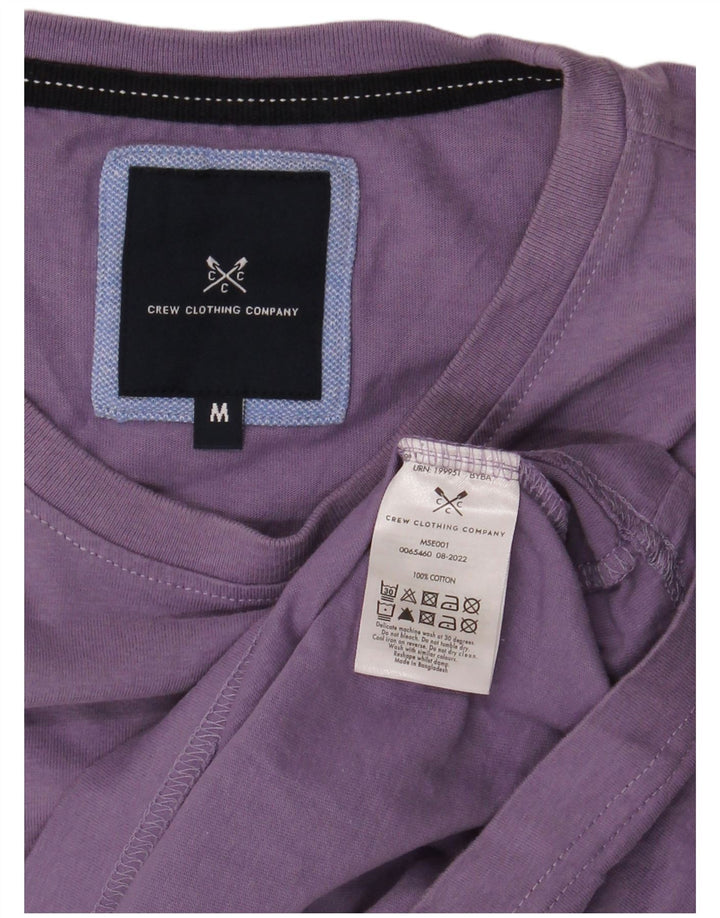 CREW CLOTHING Tricou pentru bărbați Top Medium Purple Bumbac