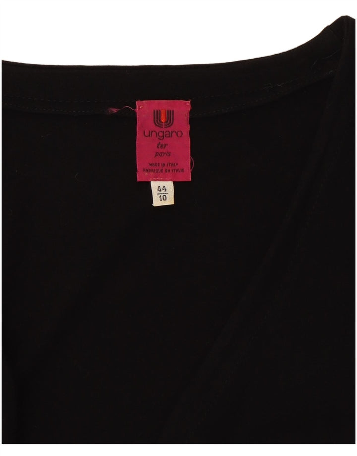 Ungaro rochie bodycon pentru femei UK 10 Small Black