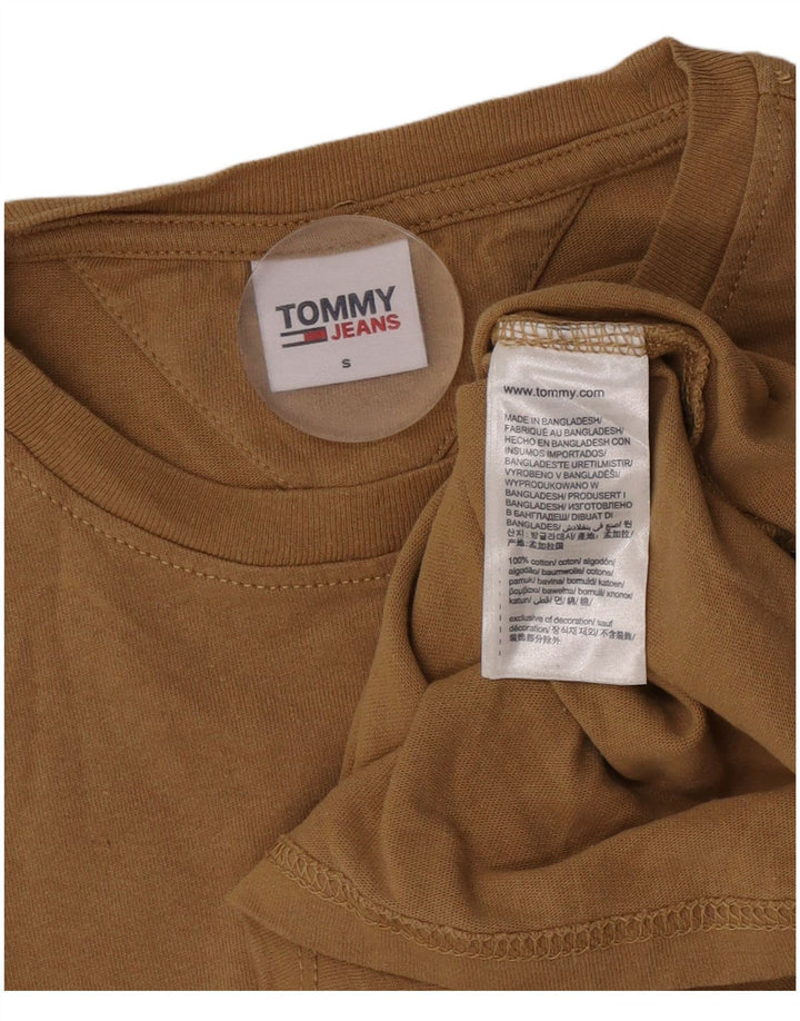 Tricou pentru bărbați Tommy Hilfiger Top mic maro bumbac