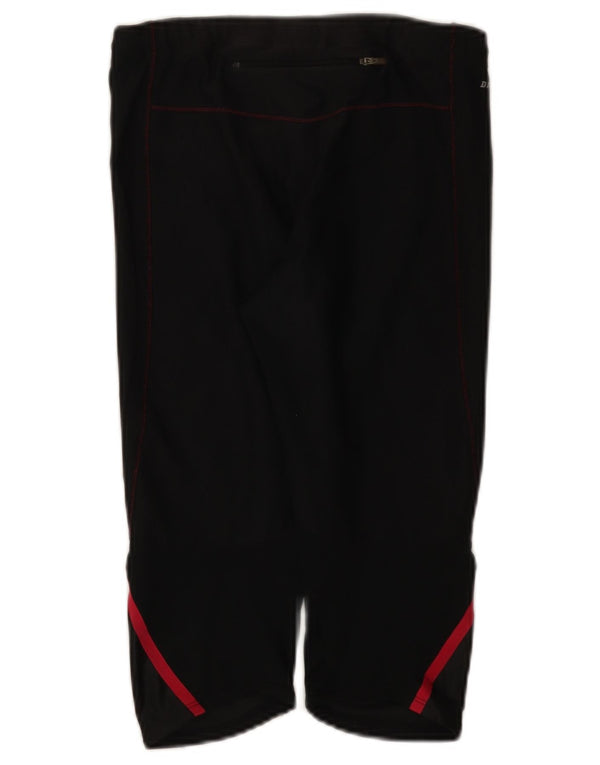 Leggings capri Nike Dri Fit pentru femei UK 10 mici, negru, color block
