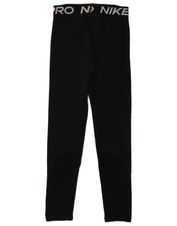 Leggings Nike Fete Dri Fit Graphic 12-13 ani Poliester negru mare
