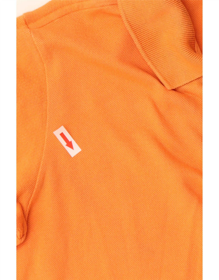 Tricou polo Lacoste pentru baieti 13-14 ani bumbac portocaliu