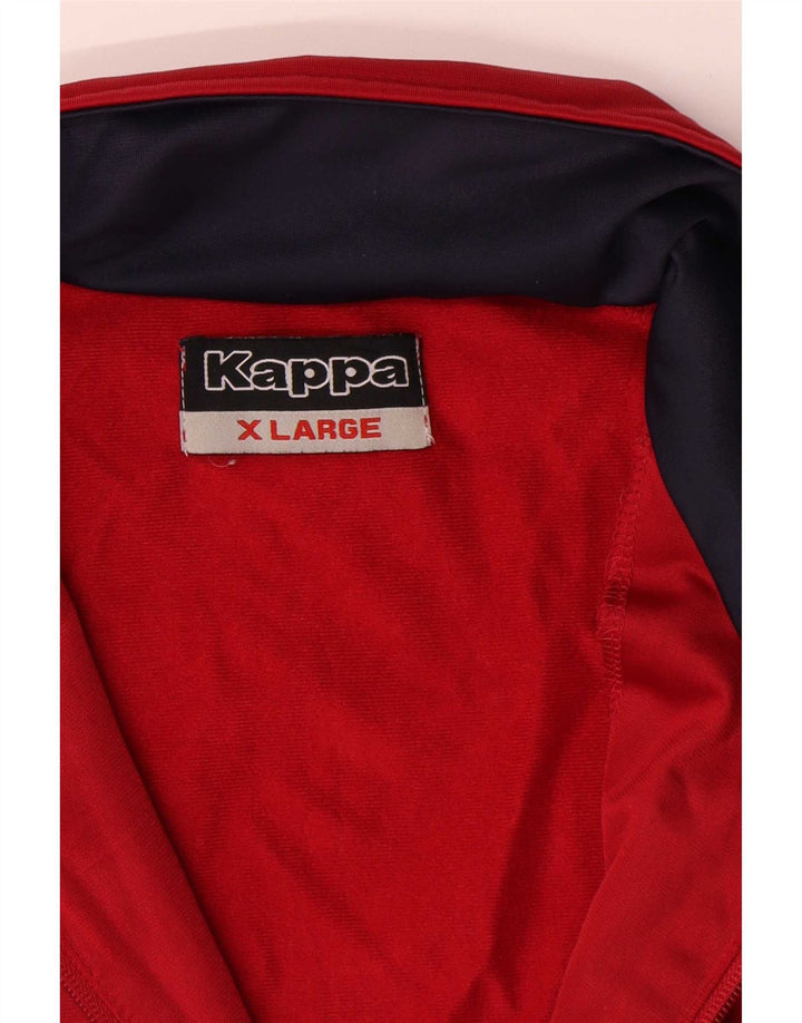 Jachetă de trening pentru bărbați Kappa, XL, roșu, poliester color bloc