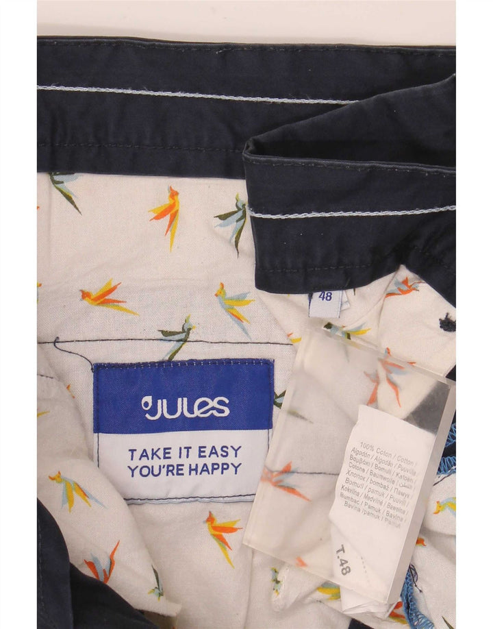 Pantaloni scurți chino Jules pentru bărbați W38 XL, bumbac bleumarin