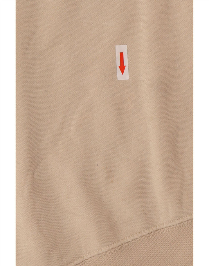 Pulover supradimensionat pentru femei Nike UK 14, bumbac, bej mediu