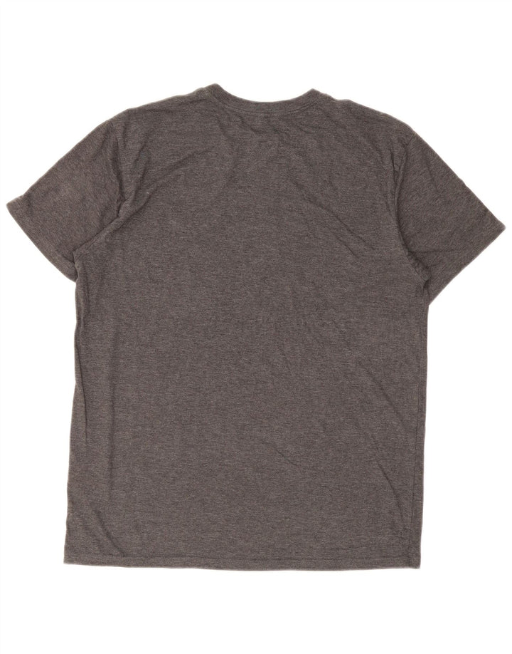 Tricou cu grafic de golf Adidas pentru bărbați Top mare bumbac gri