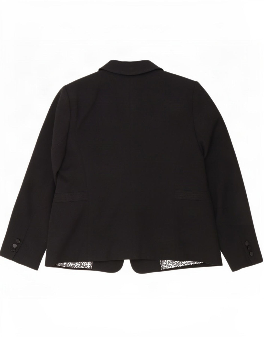 Jachetă pentru femei Marks & Spencer cu 1 nasture, UK 20 2XL, poliester negru