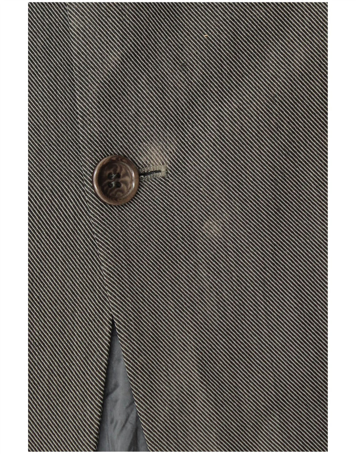 Armani Collezioni Jachetă pentru bărbați cu 3 nasturi IT 50 Lână gri mediu