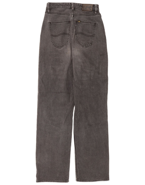 Blugi drepti, largi, largi, pentru femei, US 6 Medium W24 L30, bumbac gri