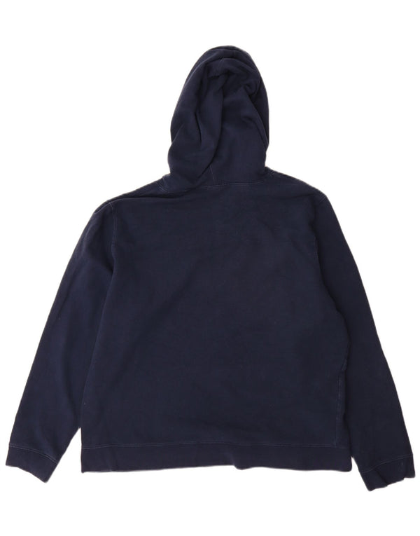 Gap Pulover cu glugă cu grafic pentru femei UK 20 2XL Bumbac bleumarin