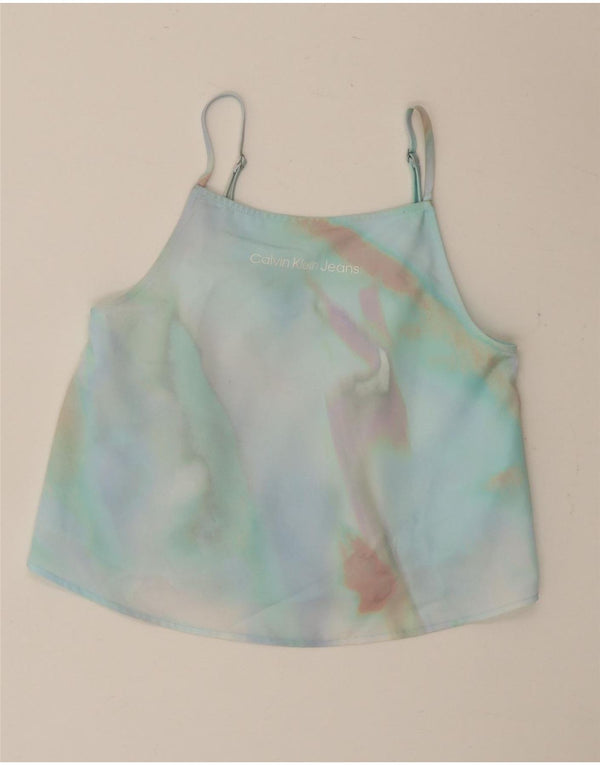 Calvin Klein Jeans Fete Cami Top 13-14 Ani Multicolor Tie Dye