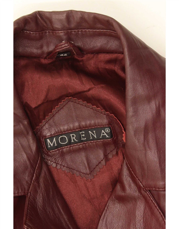 Palton de piele Morena pentru femei EU 44 XL Bordeaux