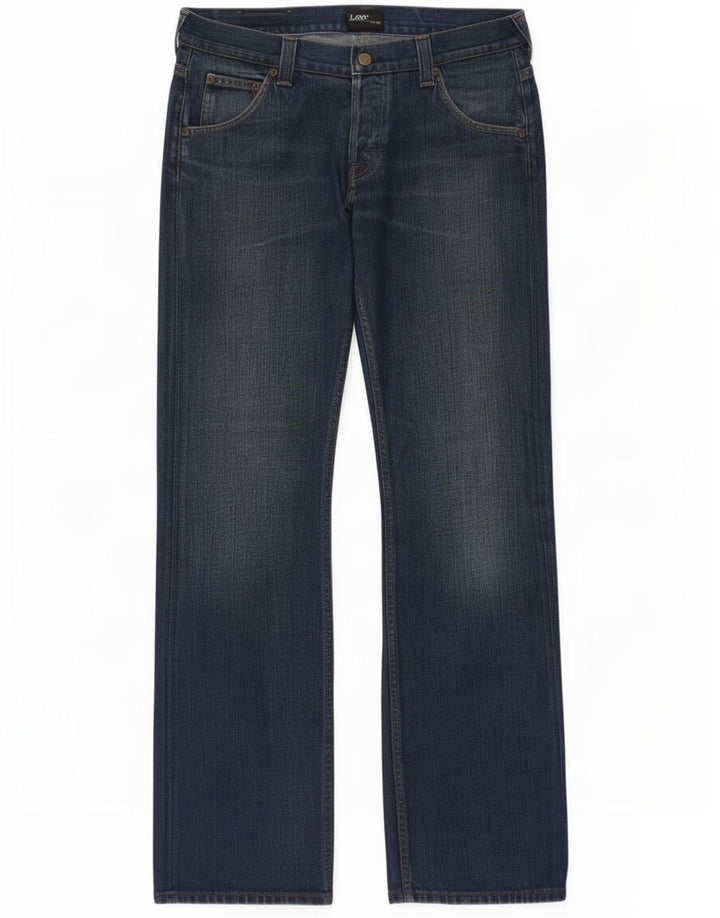 Blugi pentru bărbați Lee Flint, cu tăiere obișnuită, cu bootcut, L34 L34, bumbac albastru