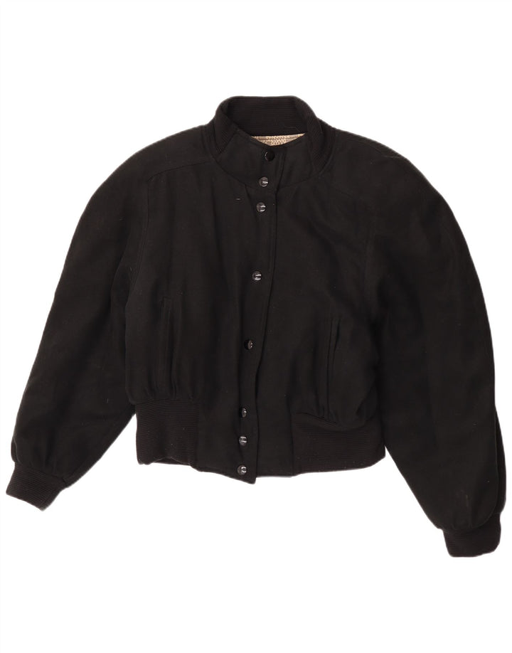 Bomber Vintage pentru femei IT 44 Poliester mediu negru