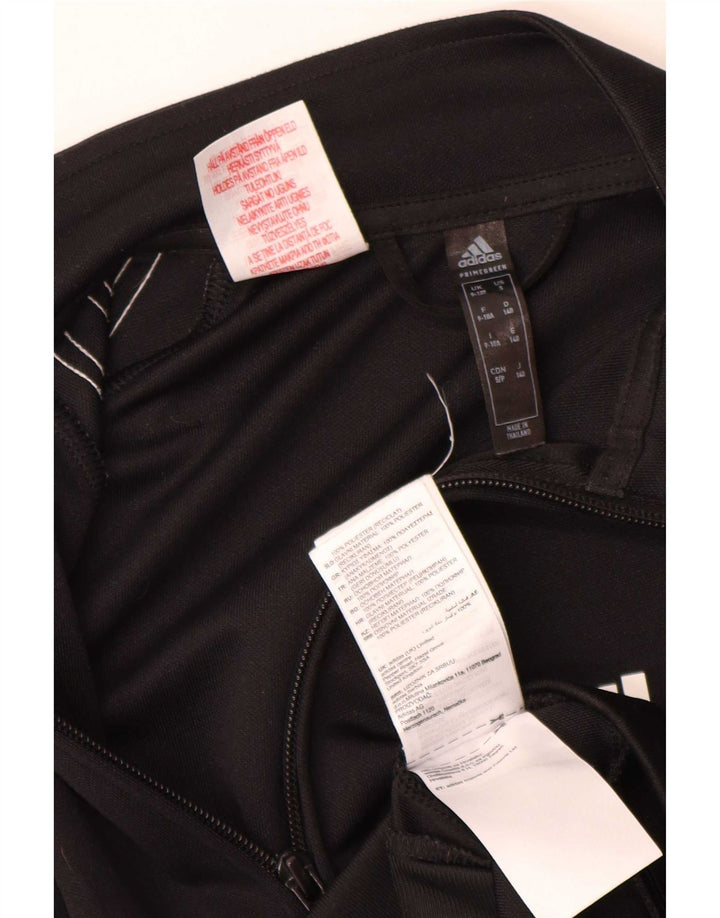 Jachetă de trening pentru băieți Adidas 9-10 ani poliester negru