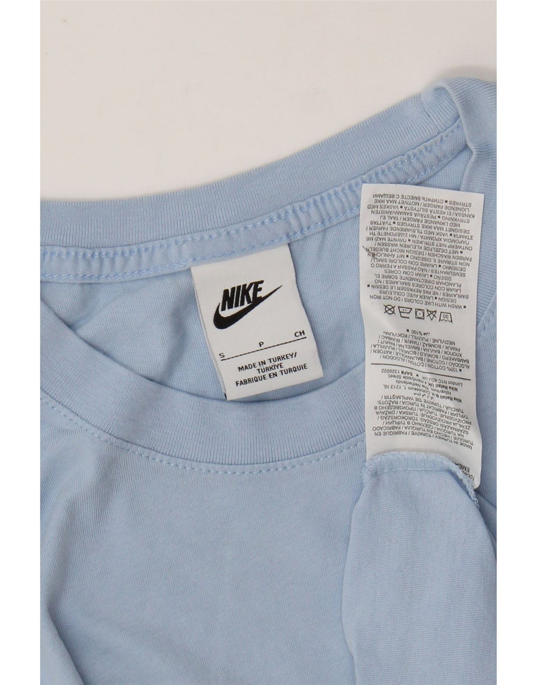 Tricou pentru bărbați NIKE Top mic, albastru, bumbac