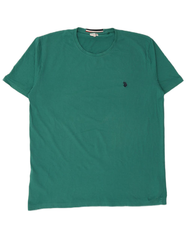 U.S. POLO ASSN. Tricou pentru bărbați Top 3XL Bumbac verde