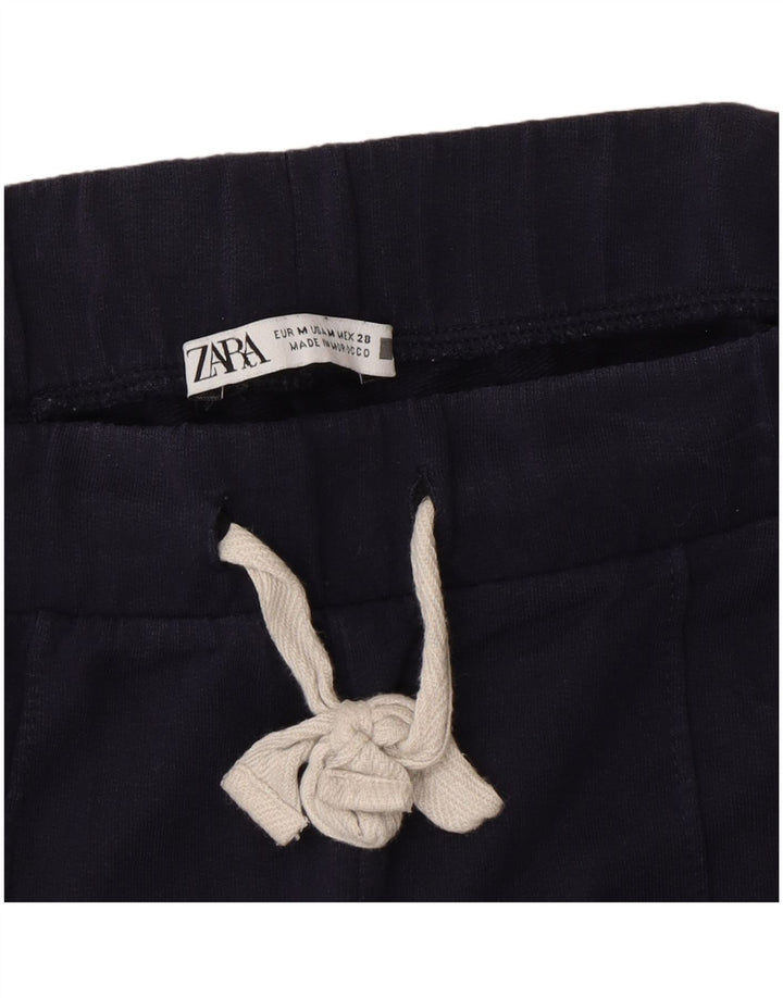Pantaloni de trening Zara pentru femei UK 12 Medium Bleumarin Colorblock