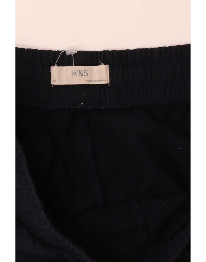 Pantaloni de trening pentru femei Marks & Spencer UK 14 Medium Bluemarin Bumbac