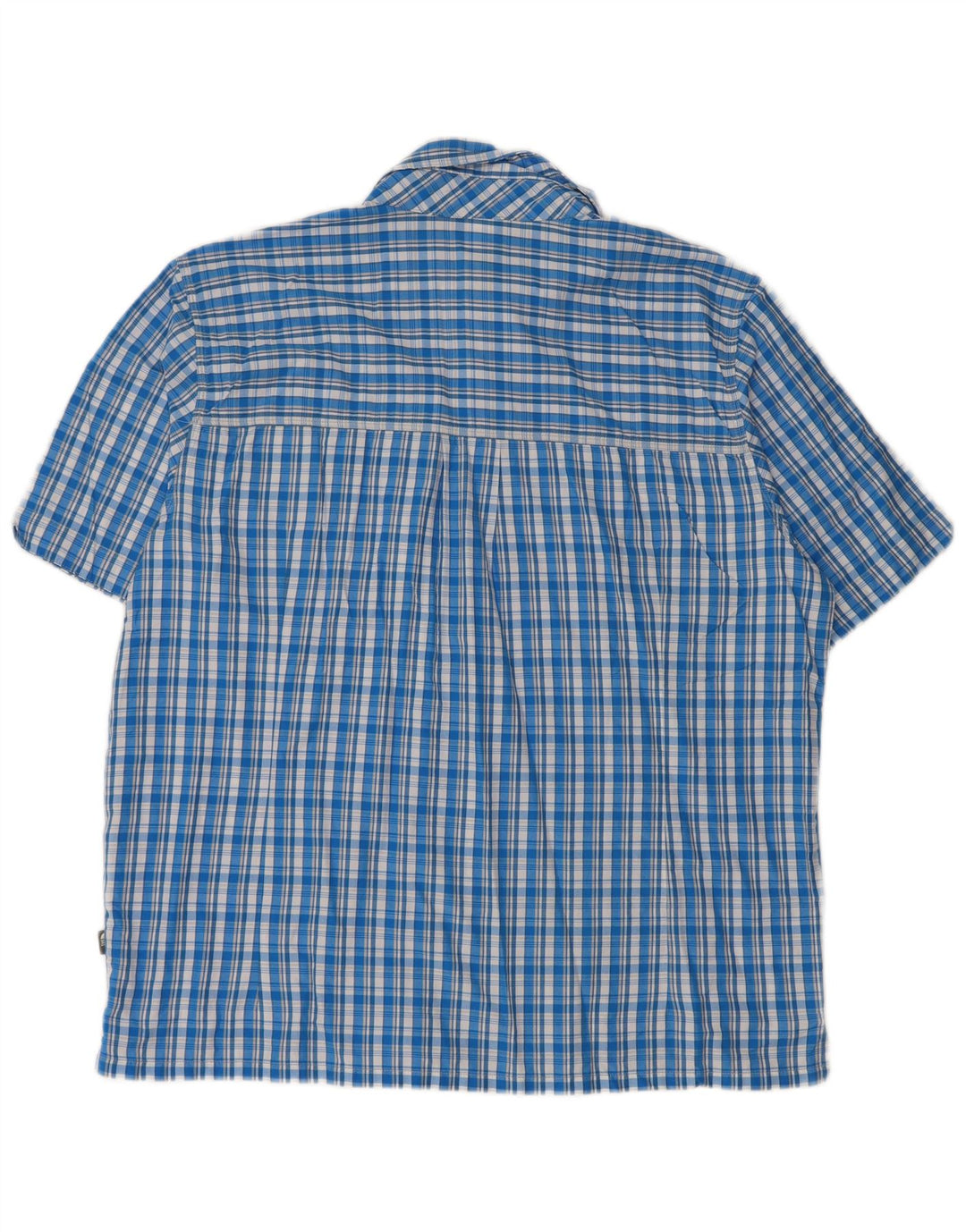 Cămașă cu mânecă scurtă pentru bărbați THE NORTH FACE XL Blue Check Nylon