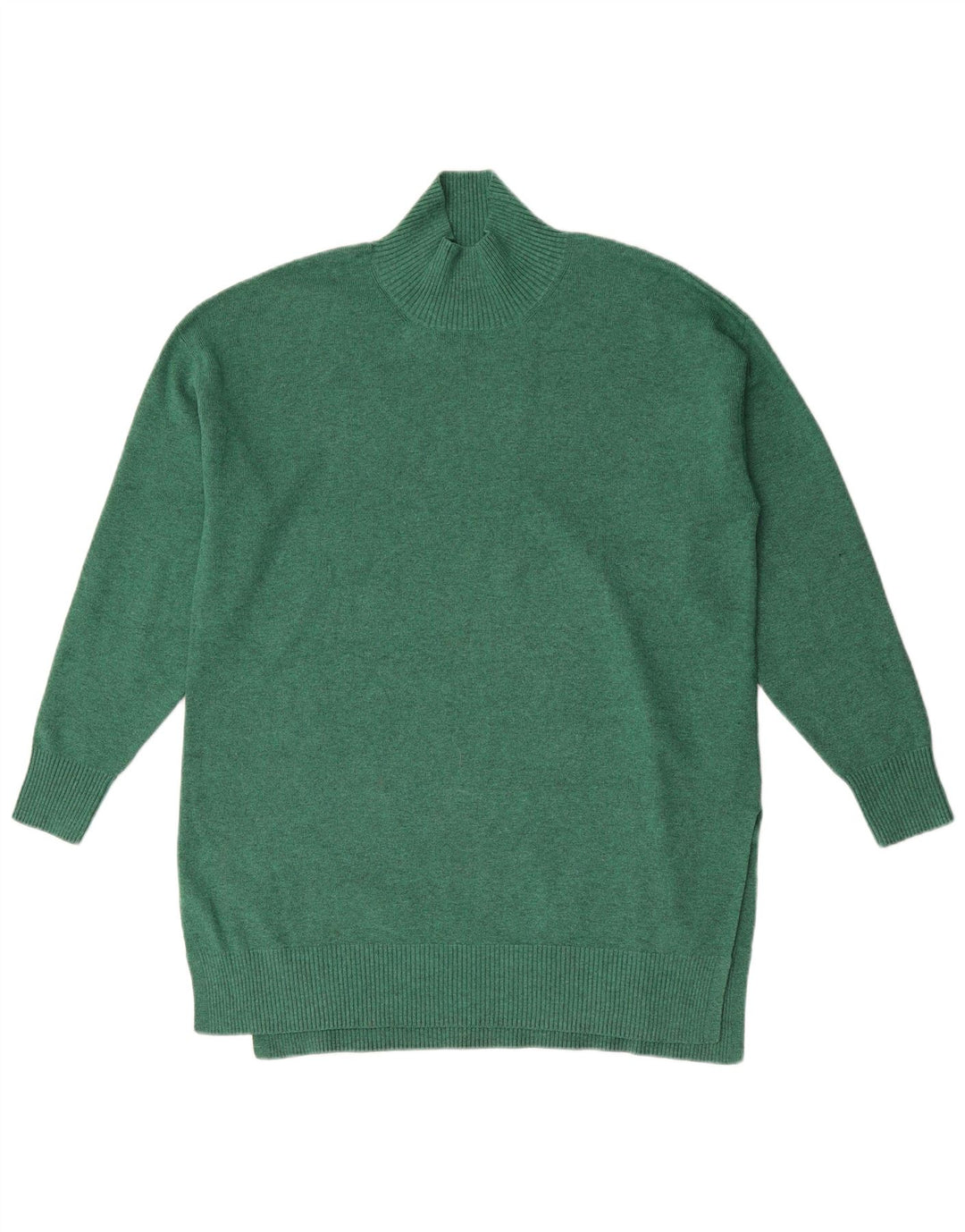 Pulover cu gât țestoasă pentru femei Marks & Spencer UK 14 verde mediu