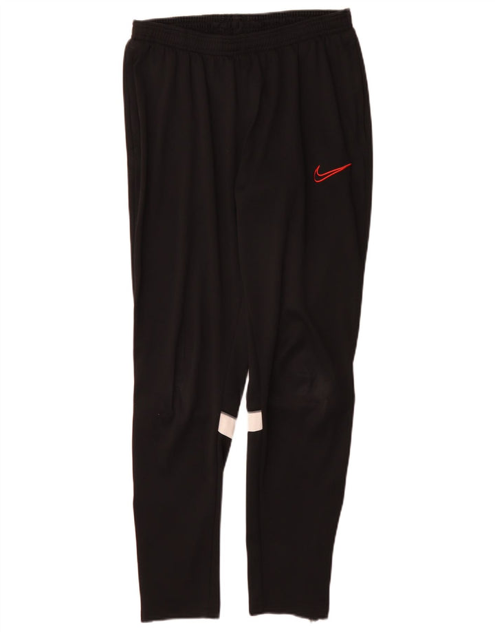 Pantaloni de trening Nike Dri Fit pentru bărbați, negru mediu, poliester bloc de culoare