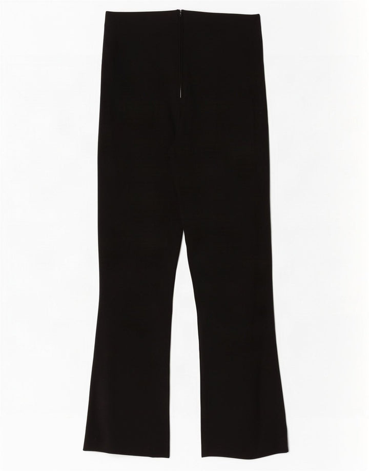Pantaloni tăiați pentru femei Bootcut Zara Mici L26 L26 Viscoză neagră