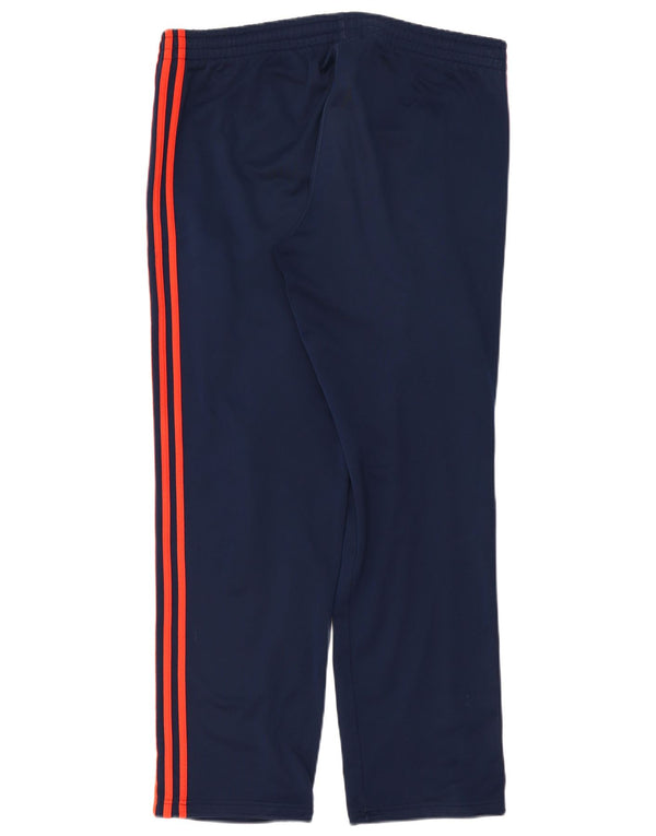 Pantaloni de trening ADIDAS pentru bărbați Marea Britanie 42/44 Poliester mare bleumarin