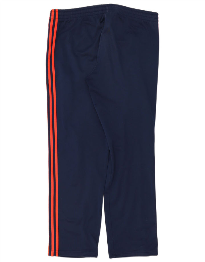 Pantaloni de trening ADIDAS pentru bărbați Marea Britanie 42/44 Poliester mare bleumarin
