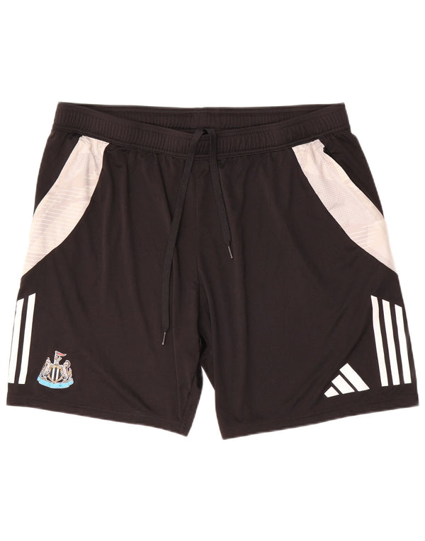 Adidas Mens Aeroready Slim Fit Sport Shorts 2XL Black Colourblock Polyester