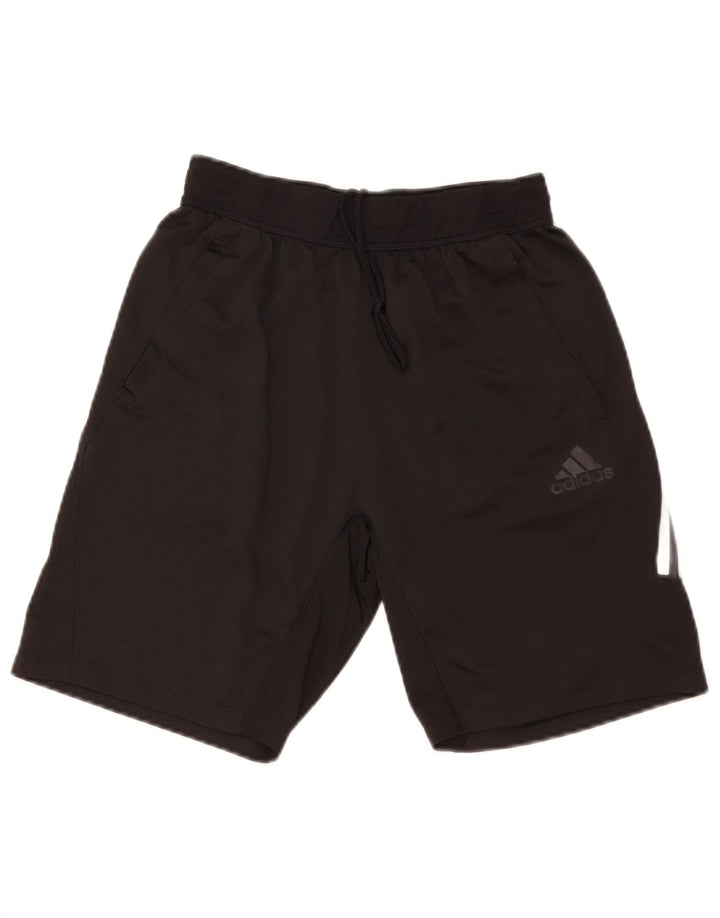 Pantaloni scurți sport Aeroready Adidas pentru bărbați, poliester negru mic