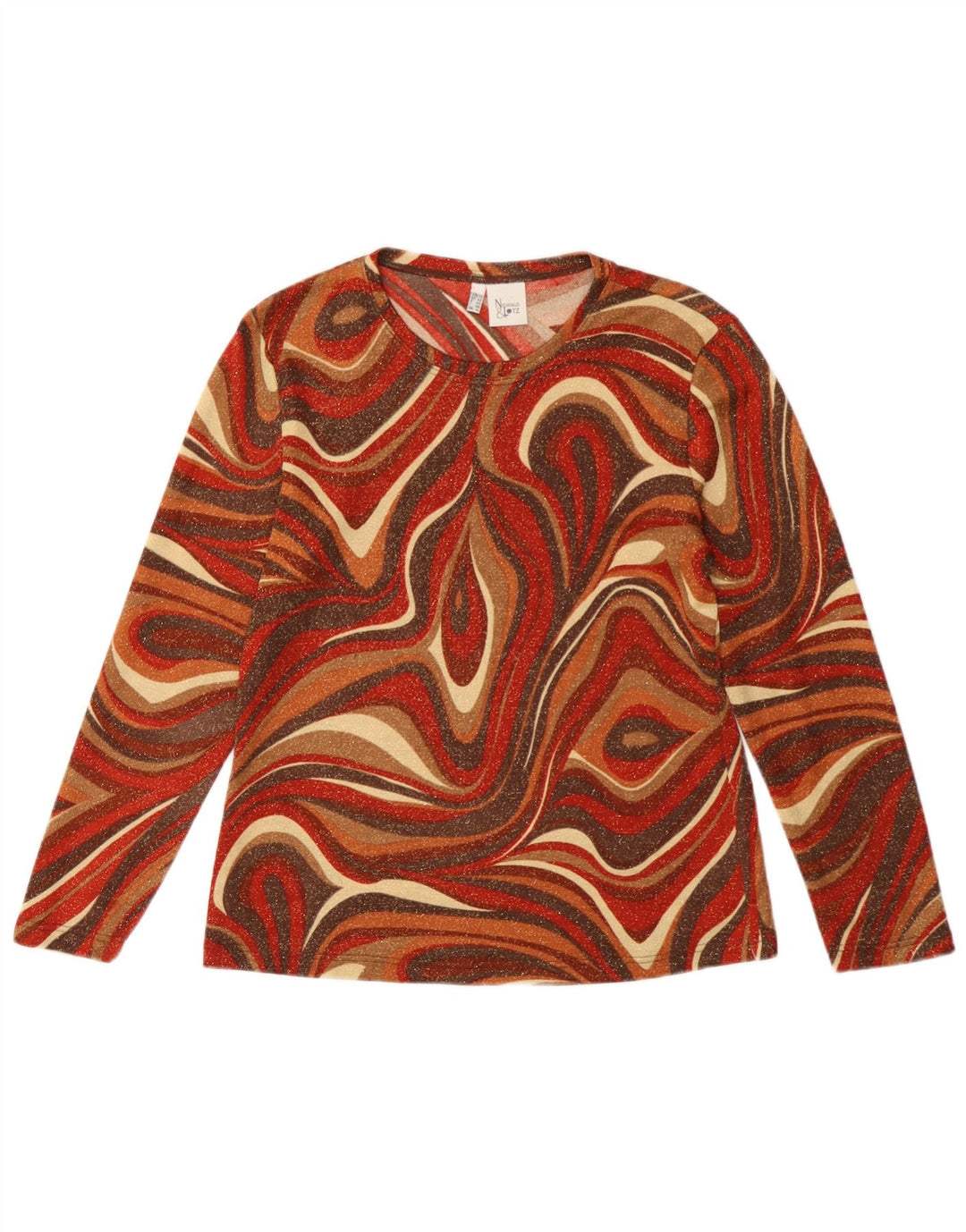 Top pentru femei Nienhaus cu mânecă lungă UK 14 Medium Multicolor Geometric