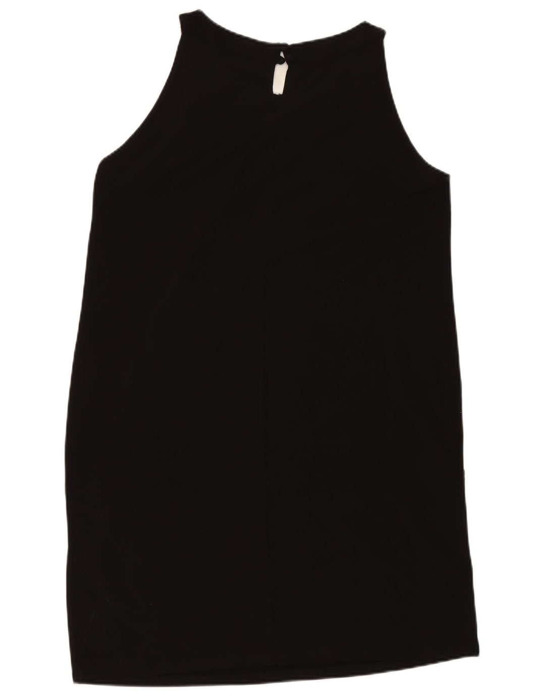 WALLIS Womens Sleeveless Shift Dress UK 18 XL Black Polyester