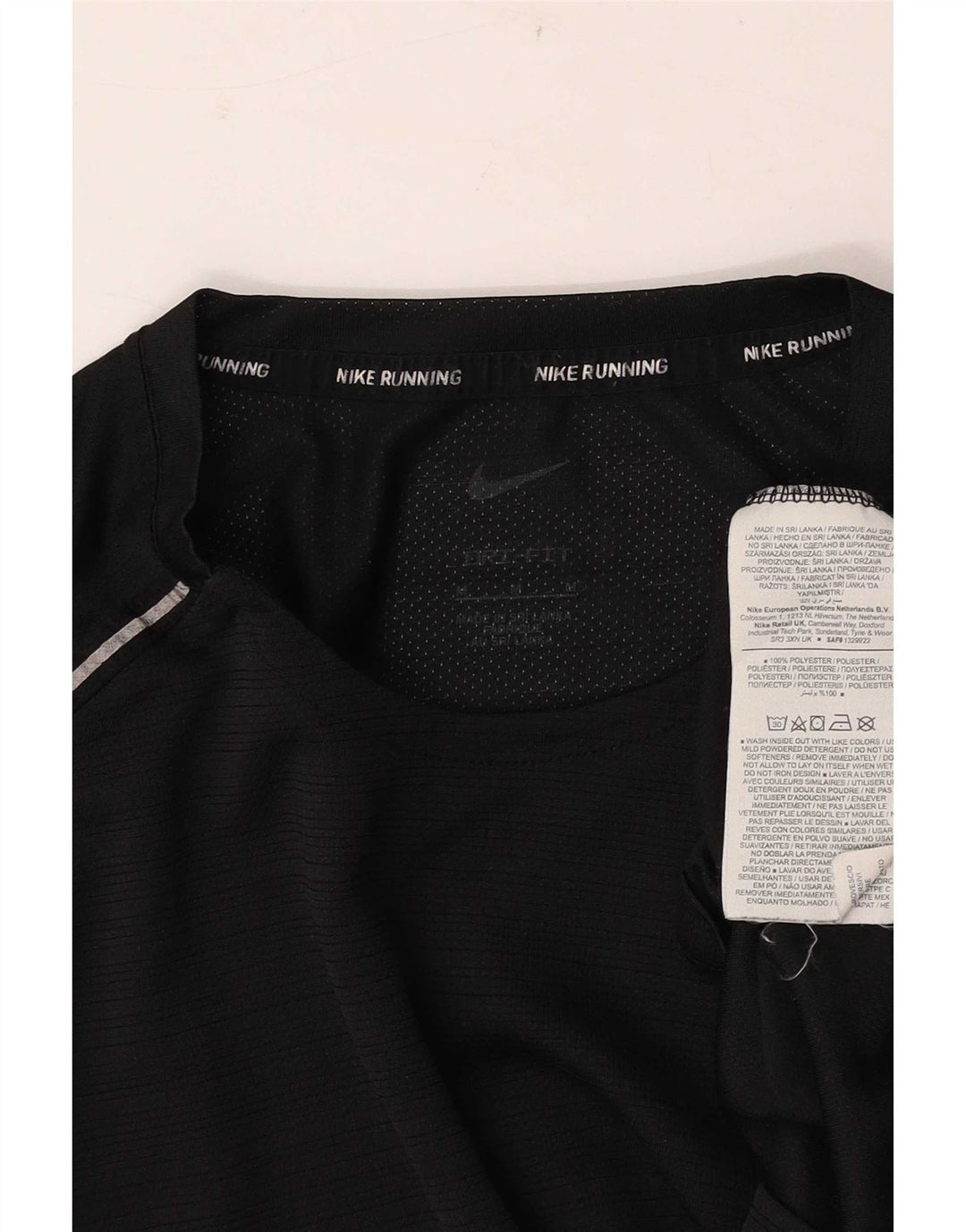 Tricou Nike Dri Fit pentru bărbați Top Medium Black Pinstripe Poliester