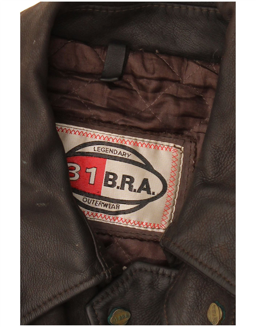 Jachetă de piele pentru bărbați VINTAGE UK 42 XL maro