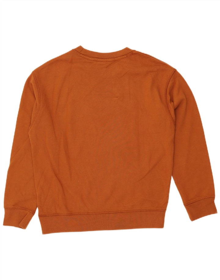 Pulover cu grafic supradimensionat pentru femei LEVI'S UK 10 Bumbac maro mic