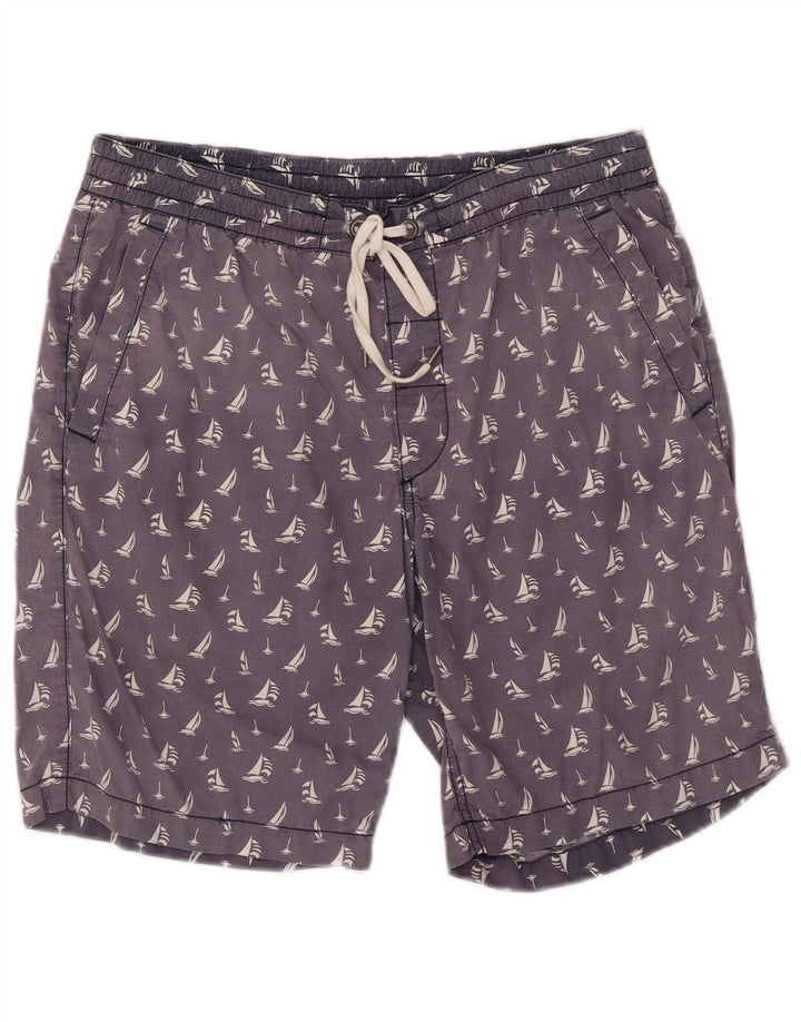 Pantaloni scurți casual pentru bărbați Polo Ralph Lauren, cu model abstract, mediu W32 bleumarin