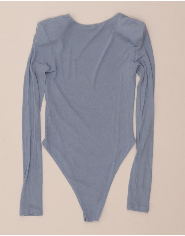 Body ZARA pentru femei UK 8 Small Blue Viscose