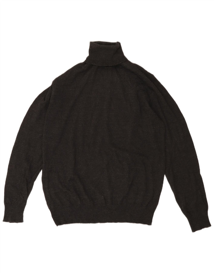 Pulover pentru bărbați Zara, cu gât rulat, XL, negru
