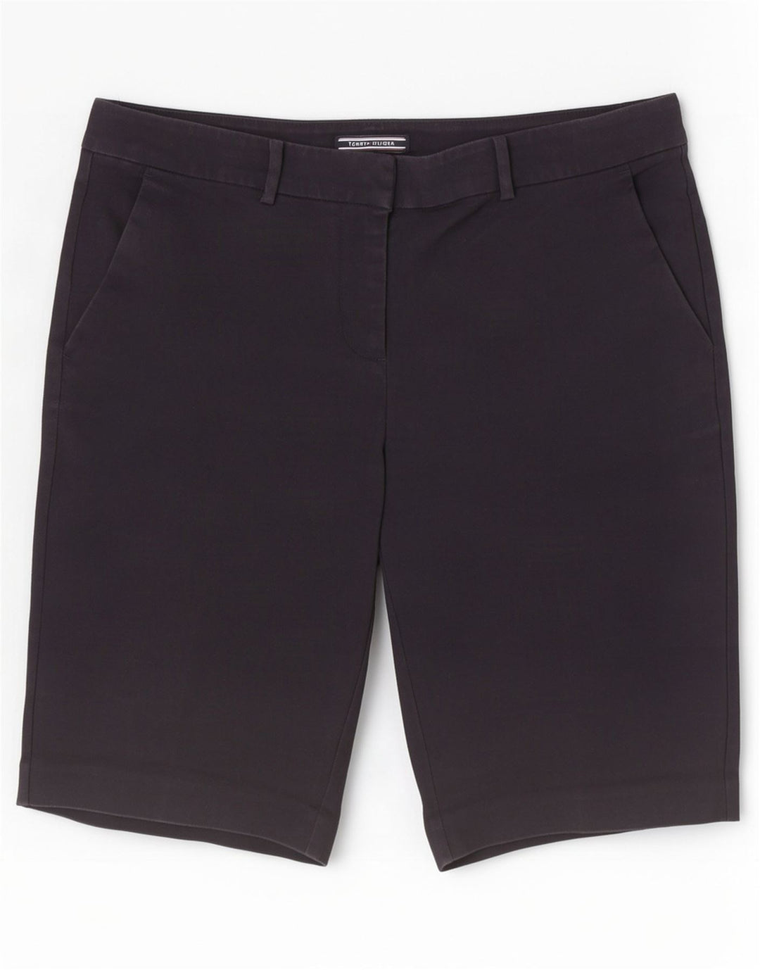 Pantaloni scurti chino Tommy Hilfiger pentru femei W30, bumbac, albastru bleumarin mediu